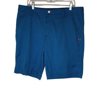Under‎ Armor, gingham plaid golf short, Size 38